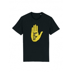 T Shirt  - Touche pas a mon rap noir de rapattack sur Scredboutique.com