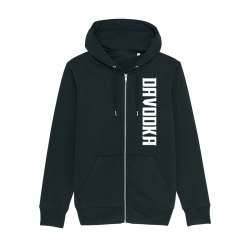 Sweat Zippé Davodka Noir de davodka sur Scredboutique.com