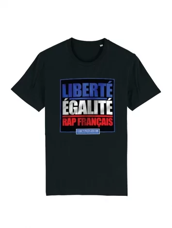 Tshirt Metronome Liberté Egalité Rap Français 