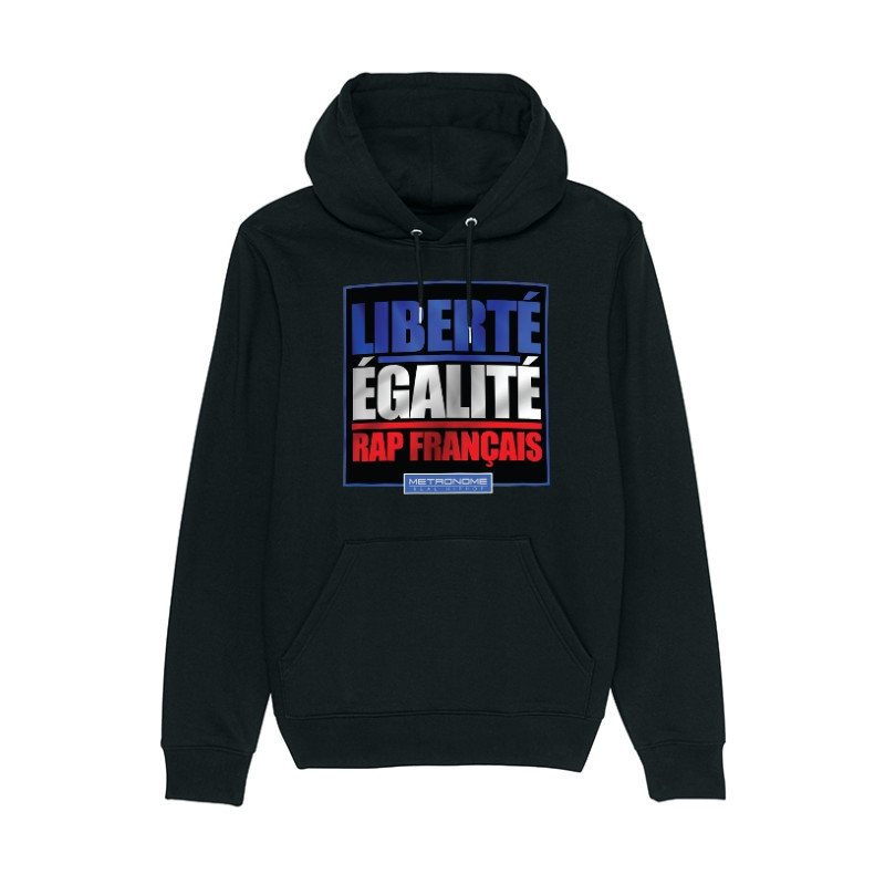 Sweat Capuche Metronome Liberté Egalité Rap Français