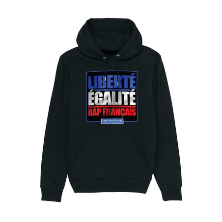 Sweat Capuche Metronome Liberté Egalité Rap Français