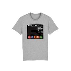 Tshirt New York 5 Boroughs de amadeus sur Scredboutique.com