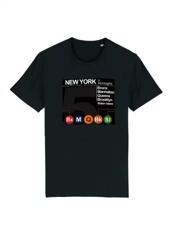Tshirt New York 5 Boroughs 