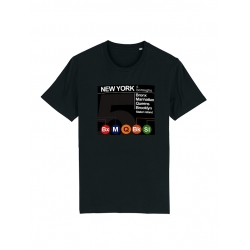 Tshirt New York 5 Boroughs de amadeus sur Scredboutique.com