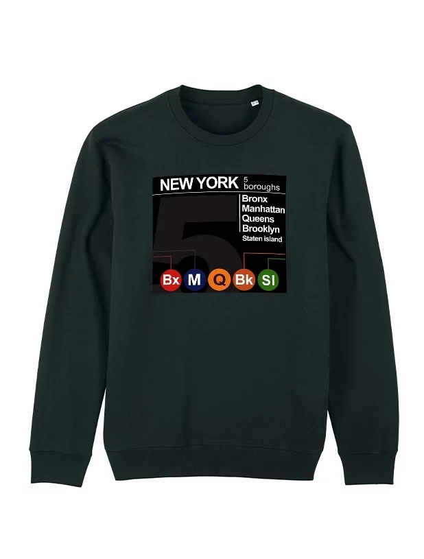 Sweat New York 5 Boroughs de amadeus sur Scredboutique.com