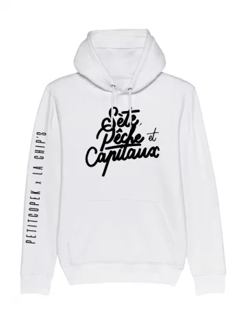 Sweat Capuche PetitCopek Sète Pêche &amp; Capitaux