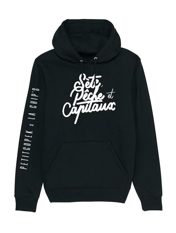 Sweat Capuche PetitCopek Sète Pêche & Capitaux de petitcopek sur Scredboutique.com