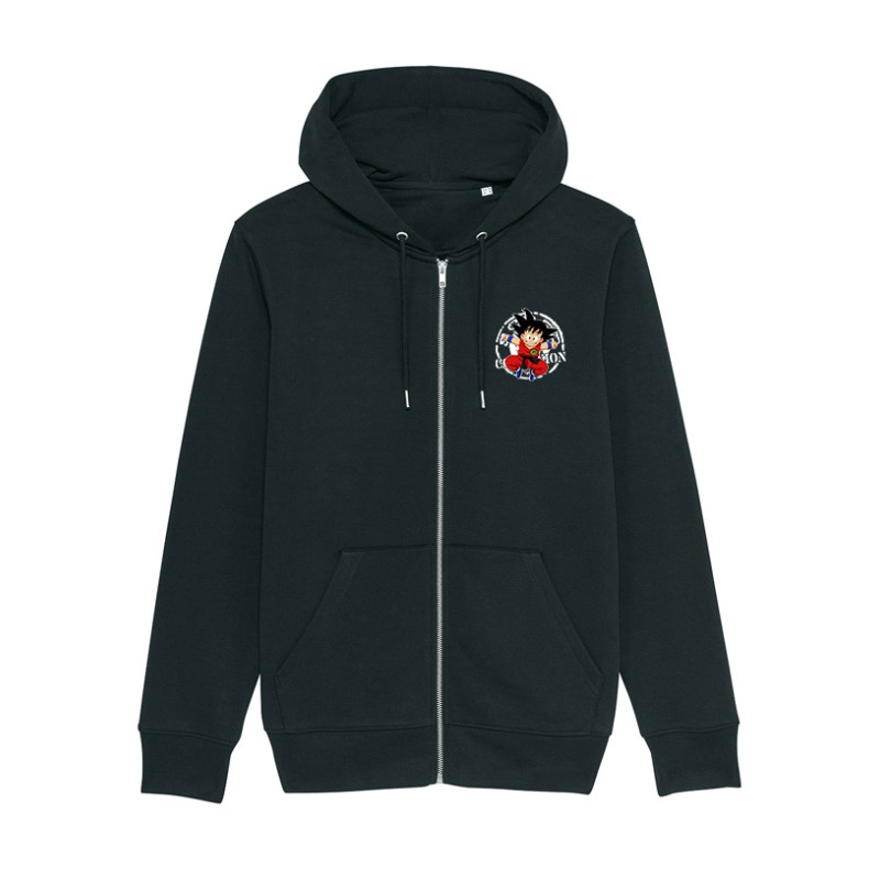 Sweat Capuche zippé Scred Connexion Goku