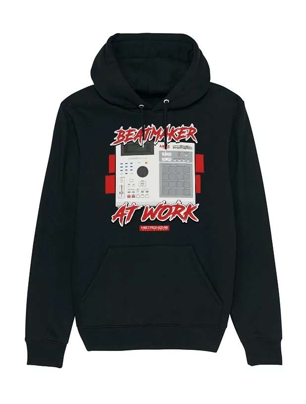 Sweat Capuche Beatmaker at Work de amadeus sur Scredboutique.com