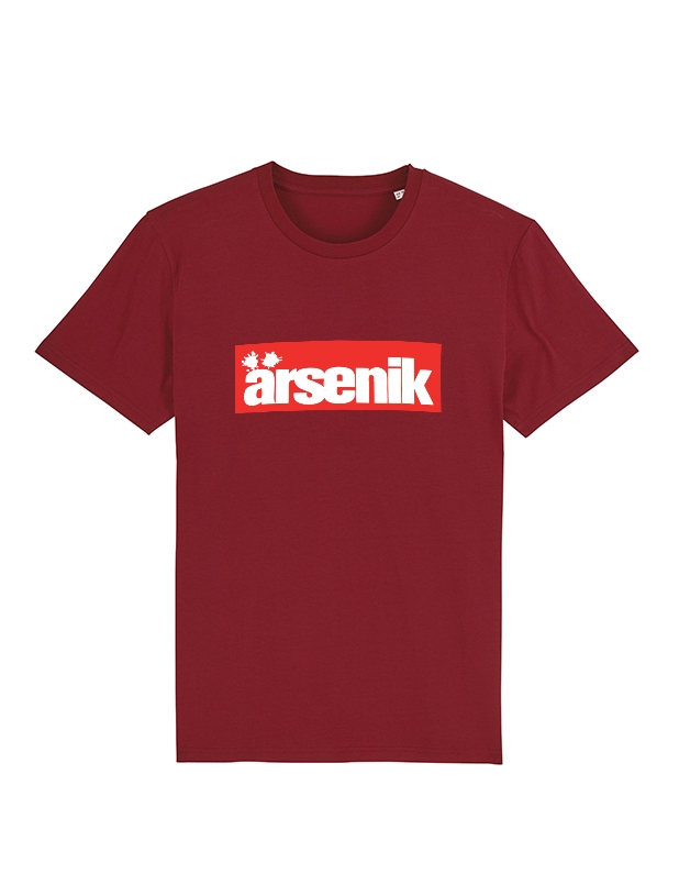Tshirt Arsenik carré rouge de arsenik sur Scredboutique.com