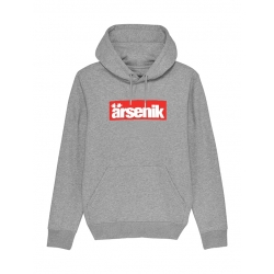 Sweat Capuche Arsenik carré rouge de arsenik sur Scredboutique.com