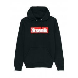 Sweat Capuche Arsenik carré rouge