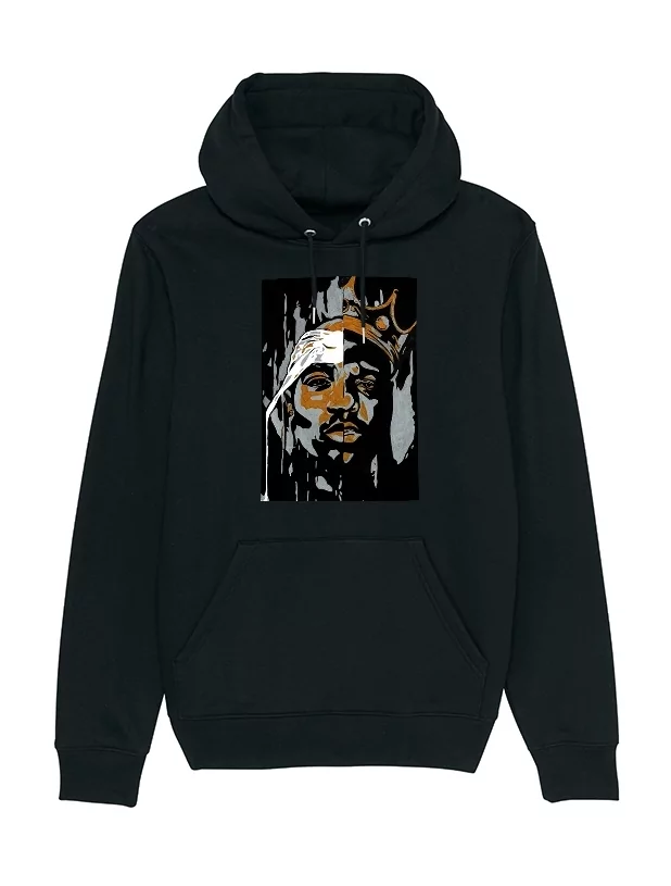 Sweat Capuche Tb-illustration Tupac x Biggie de tb-illustration sur Scredboutique.com