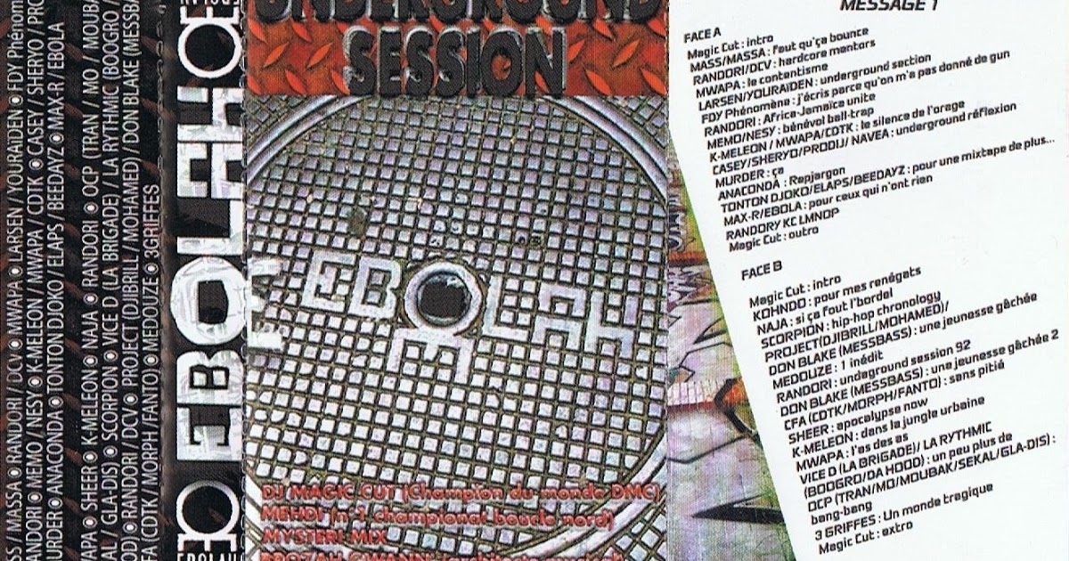 Album K7 " DJ Magic Cut - Underground Session (2001)" de sur Scredboutique.com