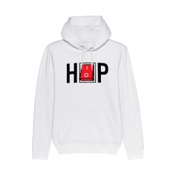 Sweat Capuche Hip Hop Bouton