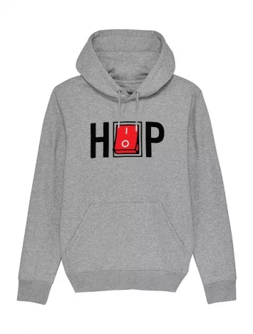 Sweat Capuche Hip Hop Bouton 
