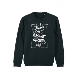 Sweat Lensk - J'écris car personne... de lensk sur Scredboutique.com