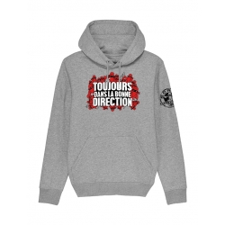 Sweat Capuche Toujours Dans la bonne direction de scred connexion sur Scredboutique.com