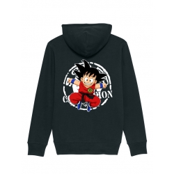 Sweat Zip enfant Goku de scred connexion sur Scredboutique.com