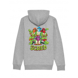 Sweat Zip enfant Tortue de scred connexion sur Scredboutique.com