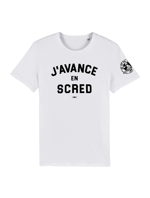 T Shirt J'avance en Scred de scred connexion sur Scredboutique.com