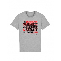 Tshirt Scred Connexion Si Zemmour courrait... rouge de scred connexion sur Scredboutique.com