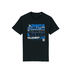 Tshirt Scred Connexion Si Zemmour courrait... bleu