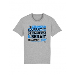 Tshirt Scred Connexion Si Zemmour courrait... bleu de scred connexion sur Scredboutique.com