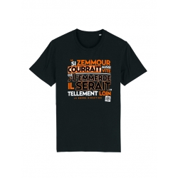 Tshirt Scred Connexion Si Zemmour courrait... orange