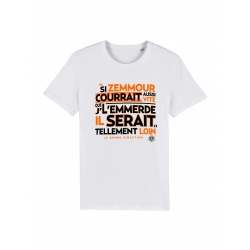 Tshirt Scred Connexion Si Zemmour courrait... orange de scred connexion sur Scredboutique.com
