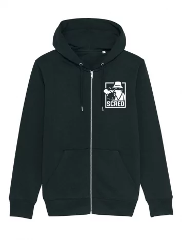 scred connexion Sweat Zippé Box Noir