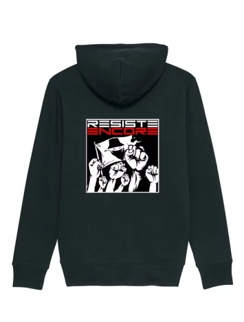 scred connexion Sweat Zippé Resiste Encore manif Noir