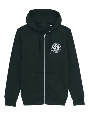 scred connexion Sweat Zippé Resiste Encore manif Noir