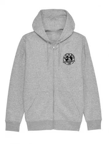 Sweat Zippé Classico Gris
