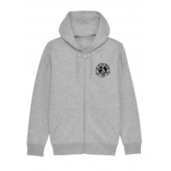 Sweat Zippé Classico Gris