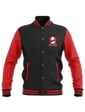 scred connexion Teddy noir rouge Scred Baseball