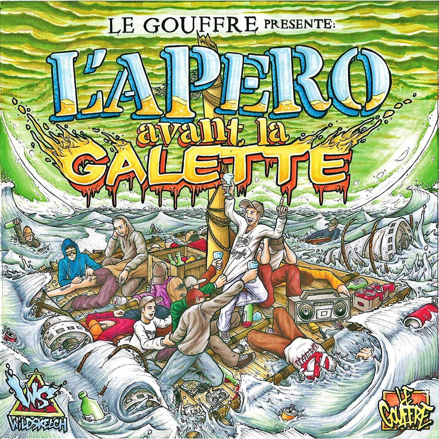 Album Cd "Le Gouffre - L'apéro avant la galette " de le gouffre sur Scredboutique.com