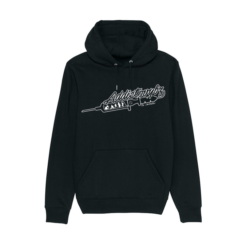 Sweat Capuche Noir Addictovybz
