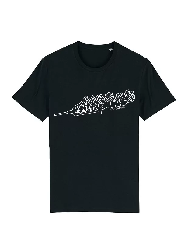 Tshirt Noir Addictovybz de addictovybz sur Scredboutique.com