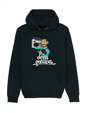 Sweat Capuche Demi Portion 1990