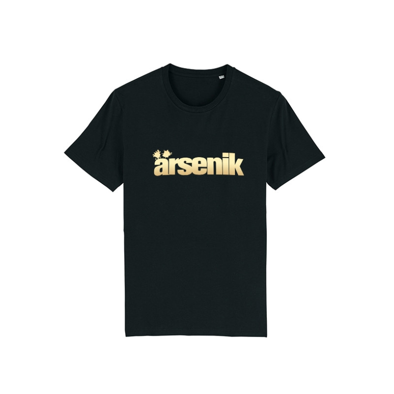 Tshirt Arsenik logo Or