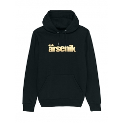 Sweat Capuche Arsenik logo Or