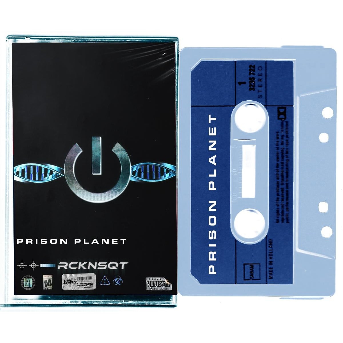 Cassette Album Rockin Squat - Prison Planet de assassin sur Scredboutique.com