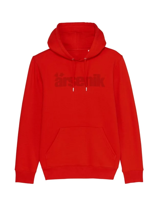 Sweat Capuche Arsenik ton sur ton Rouge de arsenik sur Scredboutique.com