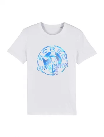 scred connexion Tshirt Scred Classico Hologramme Blanc