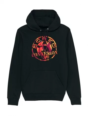 scred connexion Sweat Capuche Scred Classico Hologramme Noir