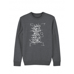 Sweat Jamais dans la tendance by Lensk de scred connexion sur Scredboutique.com