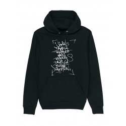Sweat Capuche Jamais dans la tendance by Lensk de scred connexion sur Scredboutique.com