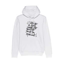 Sweat Capuche J\'arrive a fond by Lensk de scred connexion sur Scredboutique.com