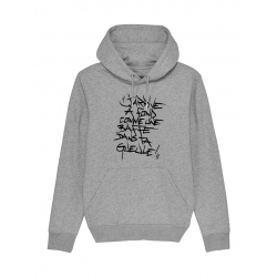 Sweat Capuche J\'arrive a fond by Lensk de scred connexion sur Scredboutique.com
